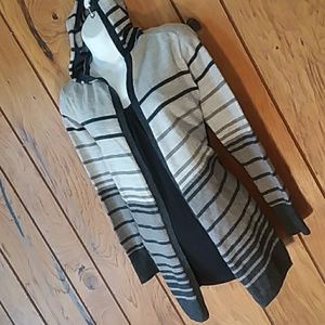 Hooded Open Cardigan